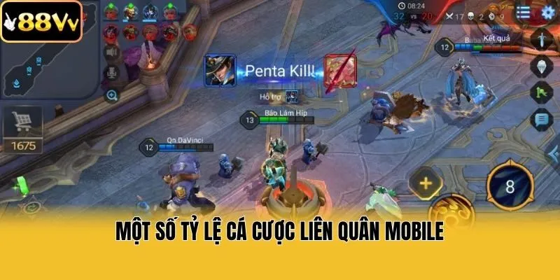 Một số tỷ lệ cá cược liên quân mobile